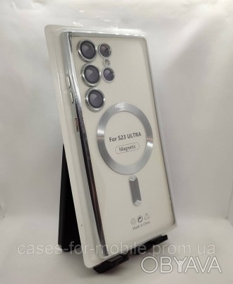 Силиконовый чехол, MAGSAFE, бампер для Samsung Galaxy S23 ULTRA