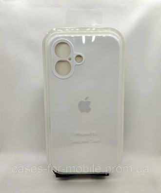 Чохол Silicone Case Full Camera for iPhone 16 Soft touch микрофибра белый.
Нежны. . фото 3