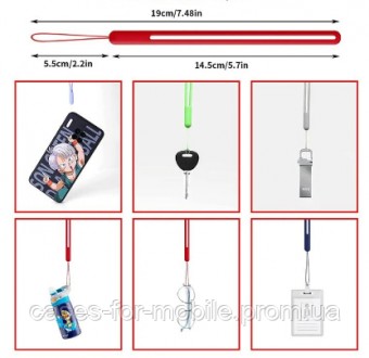 НАЗНАЧЕНИЕ:
	Силиконовый шнурок для телефона.
	Ремешок на запястье.
	Ремешок для. . фото 5
