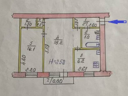 Продається затишна 2-кімнатна квартира в самому центрі пр. Металургів! 

Місце. Дзержинский. фото 10