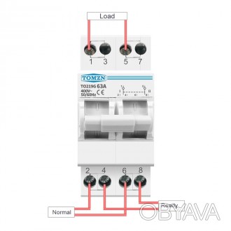 Ручне введення резерву перемикач Tomzn AC on-off-on 63а.
Модель Tomzn TO219G 63A. . фото 1