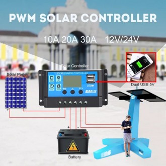 Контролер заряду PWM 40a 12v/24v для сонячних панелей
Модель pwm H33159.
Максима. . фото 6