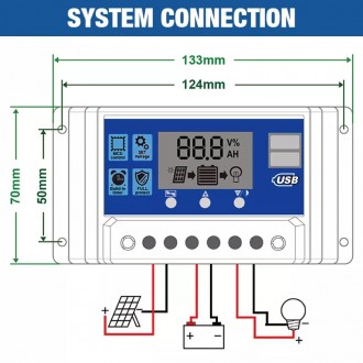 Контролер заряду PWM 40a 12v/24v для сонячних панелей
Модель pwm H33159.
Максима. . фото 7