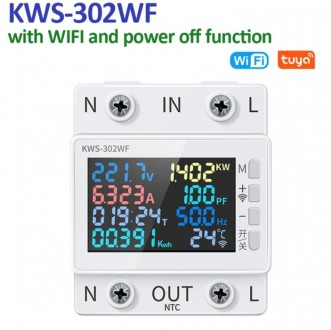 Реле цифровий вольтметр і амперметр wi-fi.
Модель KWS-302WF.
Функції
— стабіліза. . фото 2