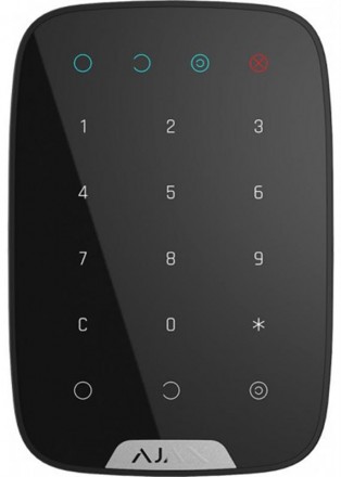Бездротова сенсорна клавіатура Ajax KeyPad Black (8722.12.BL1/38248.12.BL1). Київ. фото 1