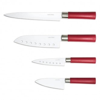 Набір ножів Cecotec 4 Santoku Ceramic-Coated Kit CCTC-01003 (8435484010030). . фото 2