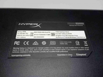 Kingston HyperX Alloy FPS (HX-KB1BR1-RU/A5) — игровая клавиатура, которая не пер. . фото 4