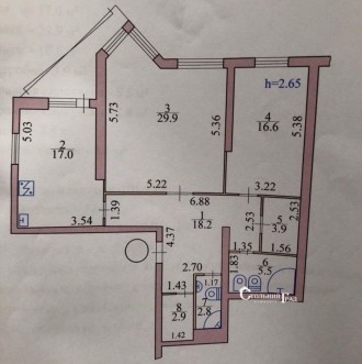 Продаж 2 кім квартири вулиця Саперно-Слобідська 22, Леруа марлен, Пропонується 2. . фото 15