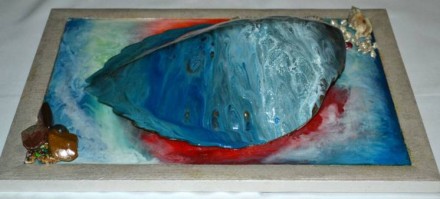 Картина "Панцырь" в технике Resin Art .. . фото 4 Картина "Панцырь" в технике Resin Art .
Размер 34 х 44 см.
Материал . . фото 4