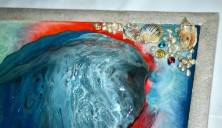 Картина "Панцырь" в технике Resin Art .. . фото 5 Картина "Панцырь" в технике Resin Art .
Размер 34 х 44 см.
Материал . . фото 5