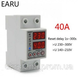Защитное реле напряжения 40А, реле EARU EAPDX-40. Киев. фото 1 Защитное реле напряжения 40А, реле EARU EAPDX-40. Киев. фото 1