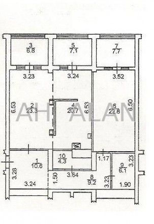 	Аренда офиса на улице Саксаганского 121, Botanic Towers. Общая площадь 118,6 м2. Центр. фото 19