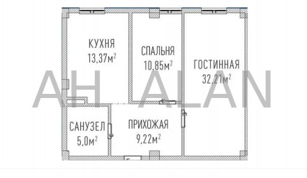 Без комісії для покупця.
Двокімнатна квартира 60.8 кв.м
ЖК Лондон Парк, вул. Дми. . фото 15