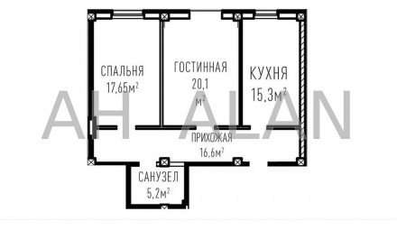 Без комісії для покупця.
Двокімнатна квартира 76.4 кв.м
ЖК Лондон Парк, вул. Дми. . фото 19