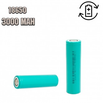 Акумулятор 18650 3000 mAh Бірюзовий — Літій-іонний акумулятор для Ліхтаря, Вейпа та Повербанка (ST). Одеса. фото 1 Акумулятор 18650 3000 mAh Бірюзовий — Літій-іонний акумулятор для Ліхтаря, Вейпа та Повербанка (ST). Одеса. фото 1