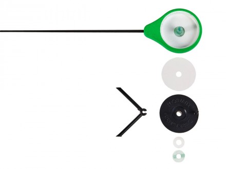 цв.зелен./вага 17г/дл.24см/діам.кат.45мм Легкая и удобная удочка для зимней ловл. . фото 4