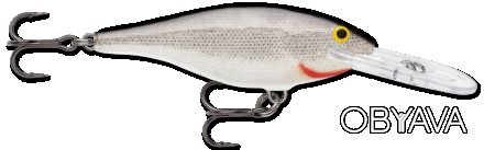 Воблер RAPALA Shallow Shad Rap - версія воблера "Shad Rap", що дрібно занурюєтьс. . фото 1