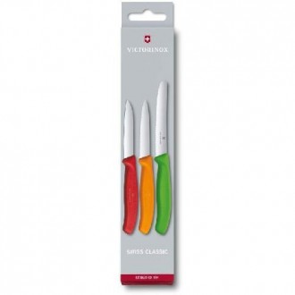 
Опис Victorinox SwissClassic Paring Set 3 ножі з кольоровими ручками (6.7116.32. . фото 3