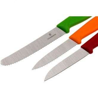 
Опис Victorinox SwissClassic Paring Set 3 ножі з кольоровими ручками (6.7116.32. . фото 6