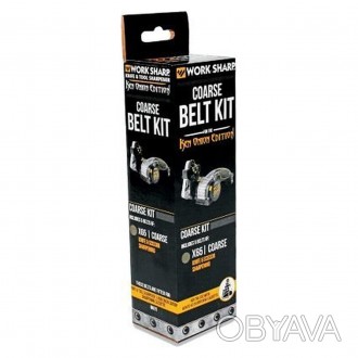 
Опис набору змінних ременів Work Sharp Belt Kit for X65 Coarse (5 шт), PP000320. . фото 1