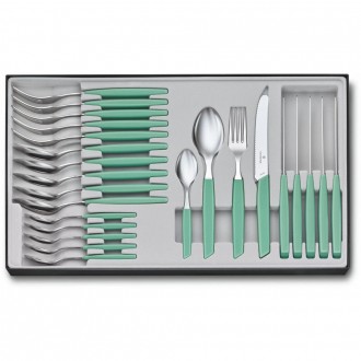 
Опис кухонного набору Victorinox Swiss Modern Table Set 24 шт:
 Швейцарський су. . фото 2