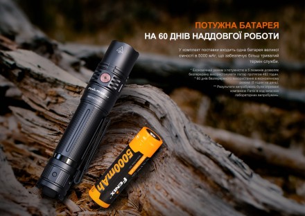 Опис ручного ліхтаря Fenix PD36R V2.0:
PD36R V2.0 — представник лінійки ручних л. . фото 11