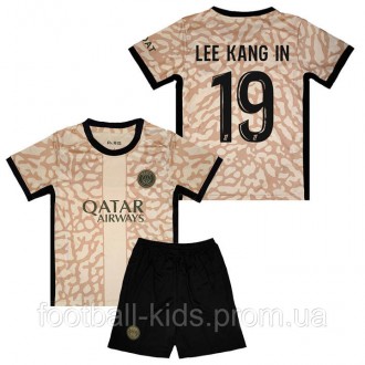 Дитяча футбольна форма KANG-IN LEE 19 ПСЖ 2024-2025 Jordan Fourth 125-135 см (set3598_125399). Київ. фото 1