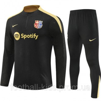 Детский футбольный костюм Барселона 2024-2025 Training Black/Gold Nike 125-135 с. Киев. фото 1 Детский футбольный костюм Барселона 2024-2025 Training Black/Gold Nike 125-135 с. Киев. фото 1