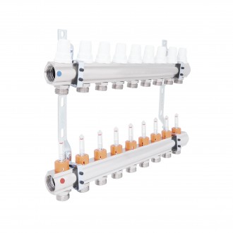 Коллектор ICMA Арт. K013 предназначен для распределения тепловой энергии в систе. . фото 2