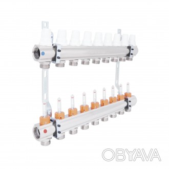 Коллектор ICMA Арт. K013 предназначен для распределения тепловой энергии в систе. . фото 1