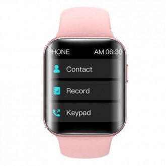 Smart Watch T68, температура тіла, голосовий виклик, pink. . фото 4