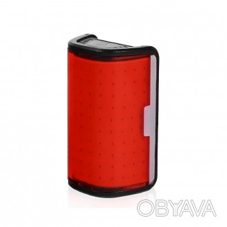 Велоліхтар WQB-514-COB (white+red) вигнутий, Li-Ion акумулятор, ЗП Type-C. . фото 1