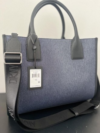 Сумка DKNY Carlita MD Book Tote Denim
Длина 25 см /Ширина 32 см.
Цвет ручки/реме. . фото 4