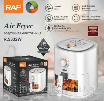 Наличие и цвет уточняйте у менеджера!
Описание:
Многоцелевая машина Air Fryer RA. . фото 4