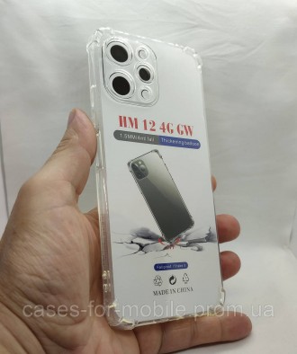 Прозорий силіконовий чохол, бампер для Xiaomi Redmi 12.
На фото Ви бачите те, що. . фото 2