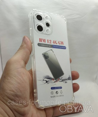 Прозорий силіконовий чохол, бампер для Xiaomi Redmi 12.
На фото Ви бачите те, що. . фото 1