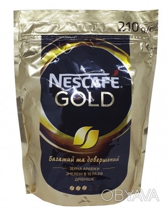 Nescafe Gold 100% натуральный растворимый кофе высшего качества. Нескафе Голд в . . фото 1