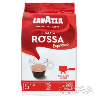 LAVAZZA Rossa крепкий сорт кофе, с легкой горчинкой и высокой кремовой пенкой. С. . фото 1