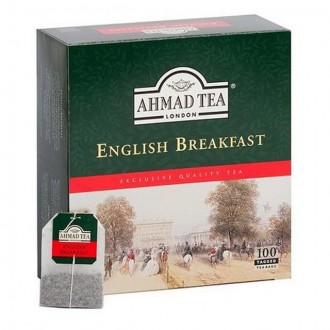 Чай Ахмад English Breakfast Английский завтрак черн. 100шт*2г (6). Харьков. фото 1 Чай Ахмад English Breakfast Английский завтрак черн. 100шт*2г (6). Харьков. фото 1