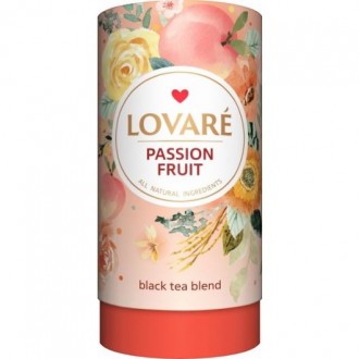 Чай Lovare Фрукт страсти 80г черный (10). Харків. фото 1 Чай Lovare Фрукт страсти 80г черный (10). Харків. фото 1