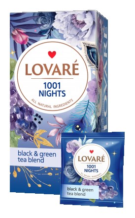 Чай Lovare 1001 Ночь 24*2г черный+зеленый (18). Харків. фото 1 Чай Lovare 1001 Ночь 24*2г черный+зеленый (18). Харків. фото 1