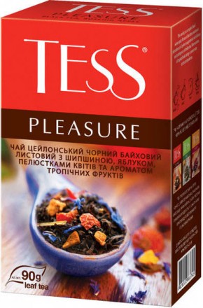 Чай TESS Pleasure Плэжа черн. 90г (15). Харків. фото 1 Чай TESS Pleasure Плэжа черн. 90г (15). Харків. фото 1