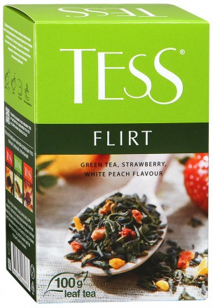 Чай TESS Flirt Флирт зел. 90г (15). Харків. фото 1 Чай TESS Flirt Флирт зел. 90г (15). Харків. фото 1