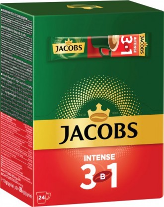 Кофе Якобс 3 в 1 "Intense" 24*12г. Харків. фото 1 Кофе Якобс 3 в 1 "Intense" 24*12г. Харків. фото 1