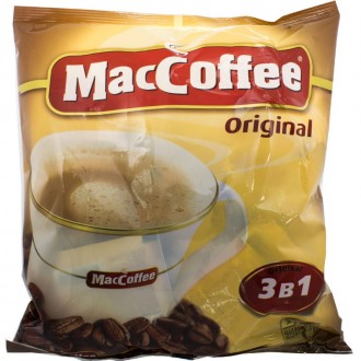 Кофейный напиток MacCoffee 3 в 1 "Original" растворимый 20г*25шт. (40). Харьков. фото 1 Кофейный напиток MacCoffee 3 в 1 "Original" растворимый 20г*25шт. (40). Харьков. фото 1