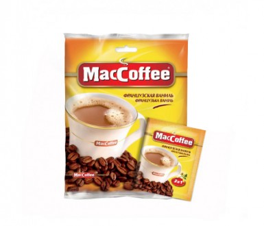 Кофейный напиток MacCoffee 3 в 1 "Французкая ваниль" растворимый 18г*20шт. (25). Харьков. фото 1 Кофейный напиток MacCoffee 3 в 1 "Французкая ваниль" растворимый 18г*20шт. (25). Харьков. фото 1