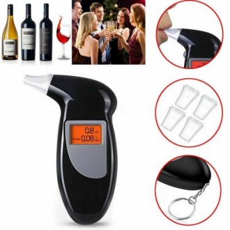 Персональний алкотестер Digital Breath Alcohol Tester дуже простий у використанн. . фото 4