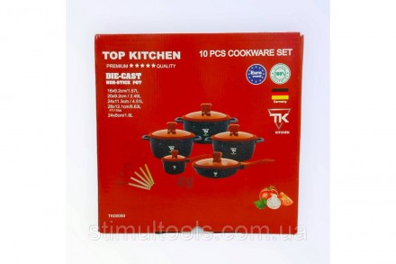 Описание:
Описание товара: 
Набор кастрюль Top Kitchen ТК00050L сочетает в себе . . фото 5