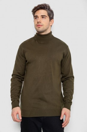 Свитер мужской, цвет хаки, 161R1880. Одесса. фото 1