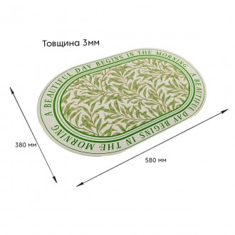  Влагопоглощающие коврики
 Размер: 380х580х3 мм
 Вес: 310 г 
 Поверхность: гладк. . фото 4